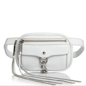 Rebecca Minkoff Blythe Leather Belt Bag - White